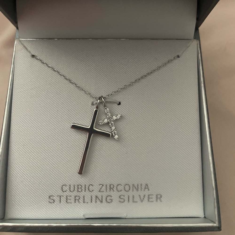 Silver Cross Necklace
